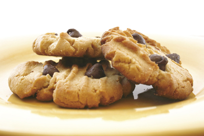 Photograph of chocolate chip cookies.