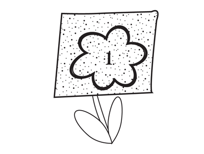 Image demonstrating step 4: Cut squares of fabric slightly larger than the areas they are to cover.