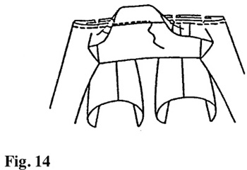 Illustration: Grade, clip and understitch seam where necessary.