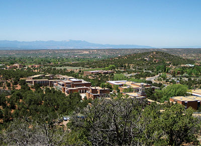 Aerial photograph of St. John’s College.