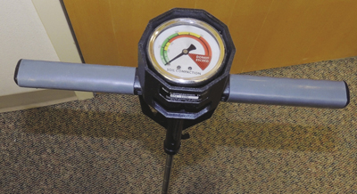 Photo of soil compaction meter (or penetrometer). 
