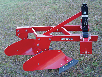 Photograph of a moldboard plow.