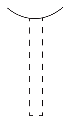 Illustration of determining zipper opening.