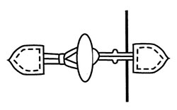 Fig. 11: Illustration showing examples of a frog and toggle.