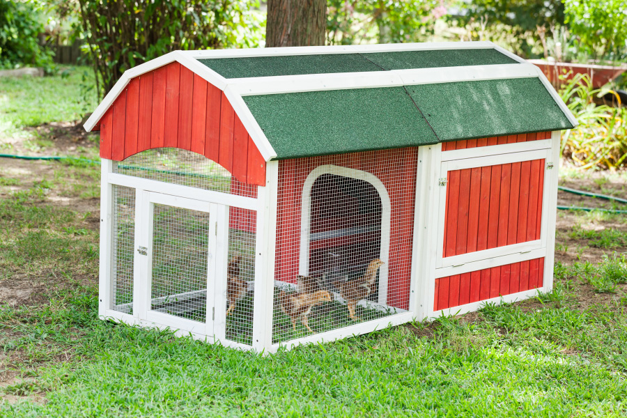 Fig. 3: Photograph of a chicken coop. 