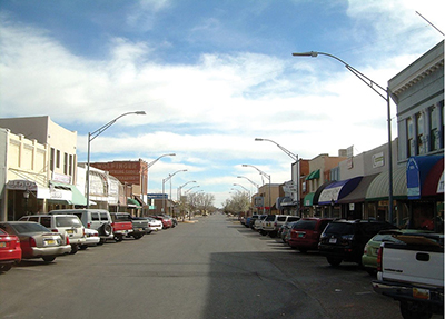 Photograph of downtown Alamogordo, NM.