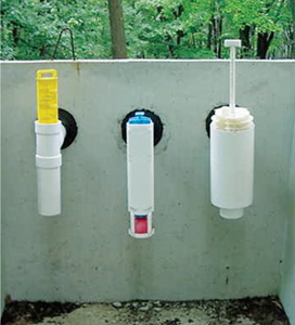 Fig. 3-6: Some of the many proprietary effluent screens available.