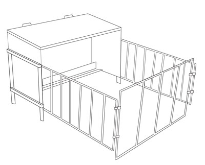 Fig. 02: Illustration of a creep feeder.