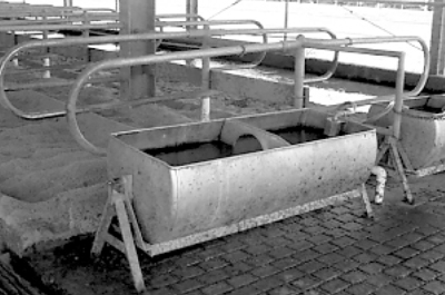 Fig. 2: Photograph of a water trough.