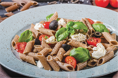 Photograph of a pasta dish.