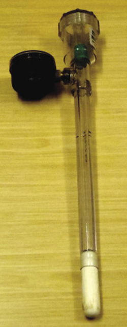 Fig. 1: Photograph of a tensiometer.