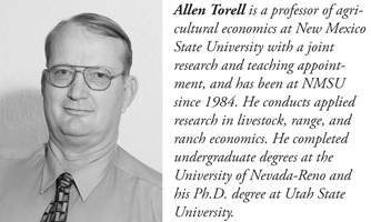 Fig. Allen Torell, Professor of Agricultural Economics, New Mexico State University.