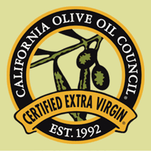 Fig. 5: California Olive Oil Council certified extra virgin olive oil seal.